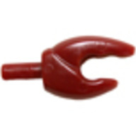 Lego krabí klepeto, tmavě červená (bb0534 DARK RED)